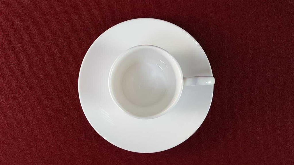 [45816011] Tasse Espressotasse mit Untertasse Maxwell & Williams Cashmere Weiß gebraucht - sehr gut Bild 4