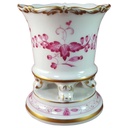 [45816033] Tischvase Vase Dekorative 8,8 cm Meissen Neuer Ausschnitt Indische Malerei Purpur II. Wahl gebraucht - sehr gut Bild 2
