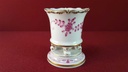 [45816033] Tischvase Vase Dekorative 8,8 cm Meissen Neuer Ausschnitt Indische Malerei Purpur II. Wahl gebraucht - sehr gut Bild 3
