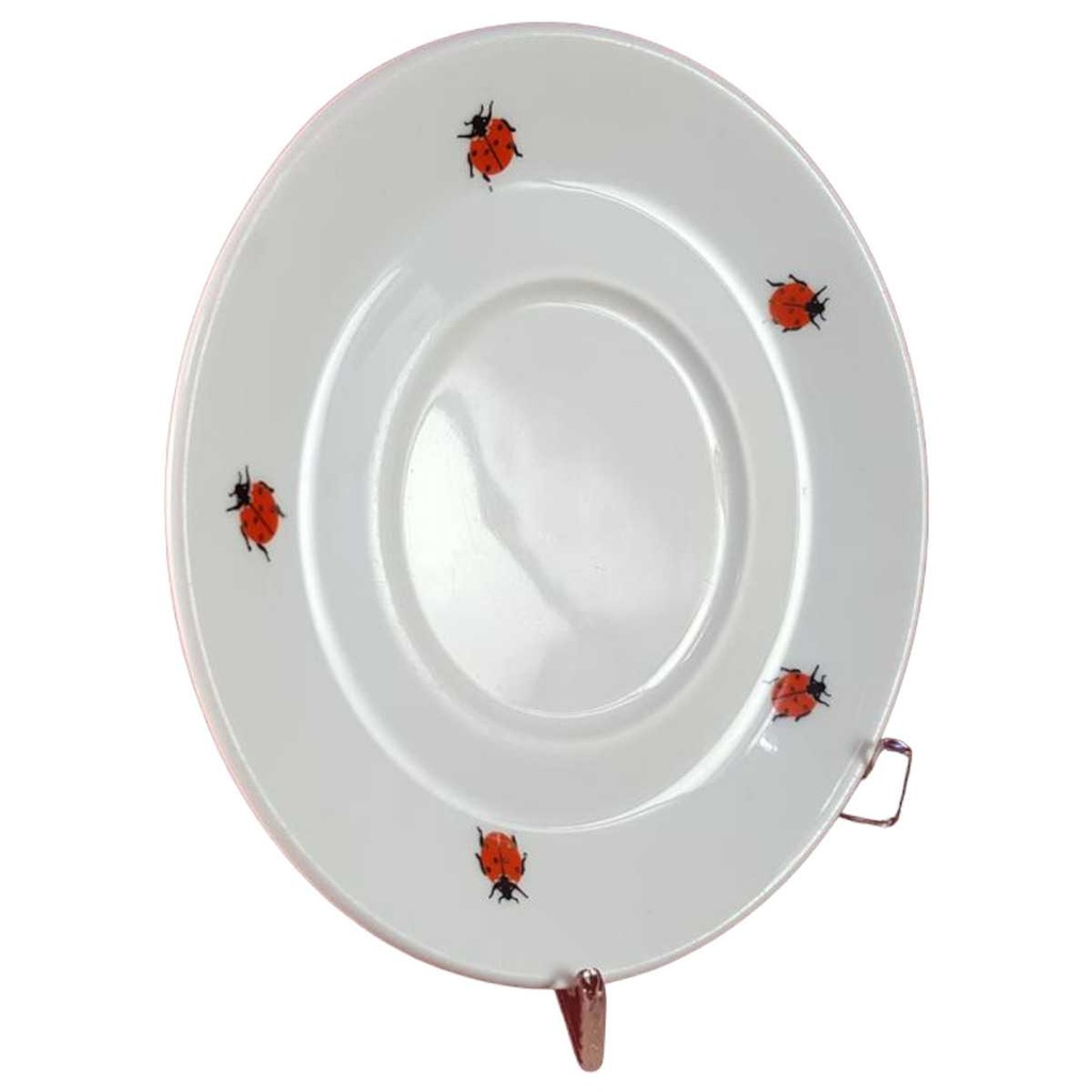 [45816037] Untertasse für Kaffee 15 cm Käfer München Marienkäferdekor gebraucht - akzeptabel Bild 2