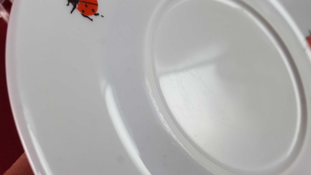 [45816037] Untertasse für Kaffee 15 cm Käfer München Marienkäferdekor gebraucht - akzeptabel Bild 3