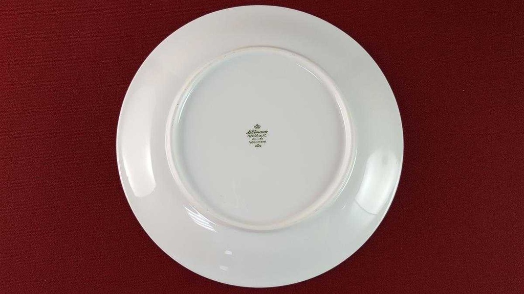 [45816081] Kuchenteller Dessertteller Frühstücksteller 19,4 cm Seltmann Weiden blau gelb Blumendekor Blumen gebraucht - gut Bild 4