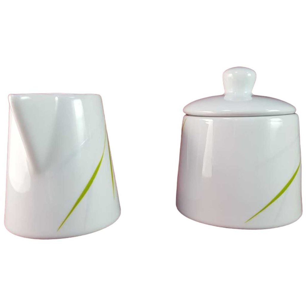 [45816083] Zuckerdose Milchkännchen und Milch & Zucker Set Wellco Design Krefeld Aviva gebraucht - sehr gut Bild 2