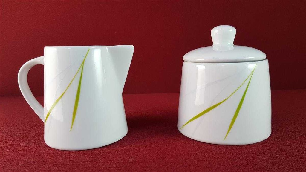 [45816083] Zuckerdose Milchkännchen und Milch & Zucker Set Wellco Design Krefeld Aviva gebraucht - sehr gut Bild 3