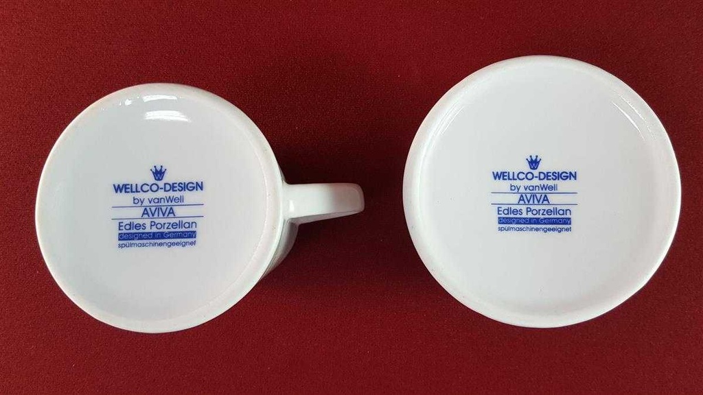 [45816083] Zuckerdose Milchkännchen und Milch & Zucker Set Wellco Design Krefeld Aviva gebraucht - sehr gut Bild 5