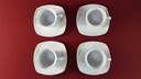 [2119115] 4er Set Untertasse Mokkatasse mit Tasse Espressotasse & Wellco Design Krefeld Aviva gebraucht - gut Bild 3