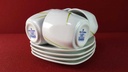 [2119115] 4er Set Untertasse Mokkatasse mit Tasse Espressotasse & Wellco Design Krefeld Aviva gebraucht - gut Bild 5