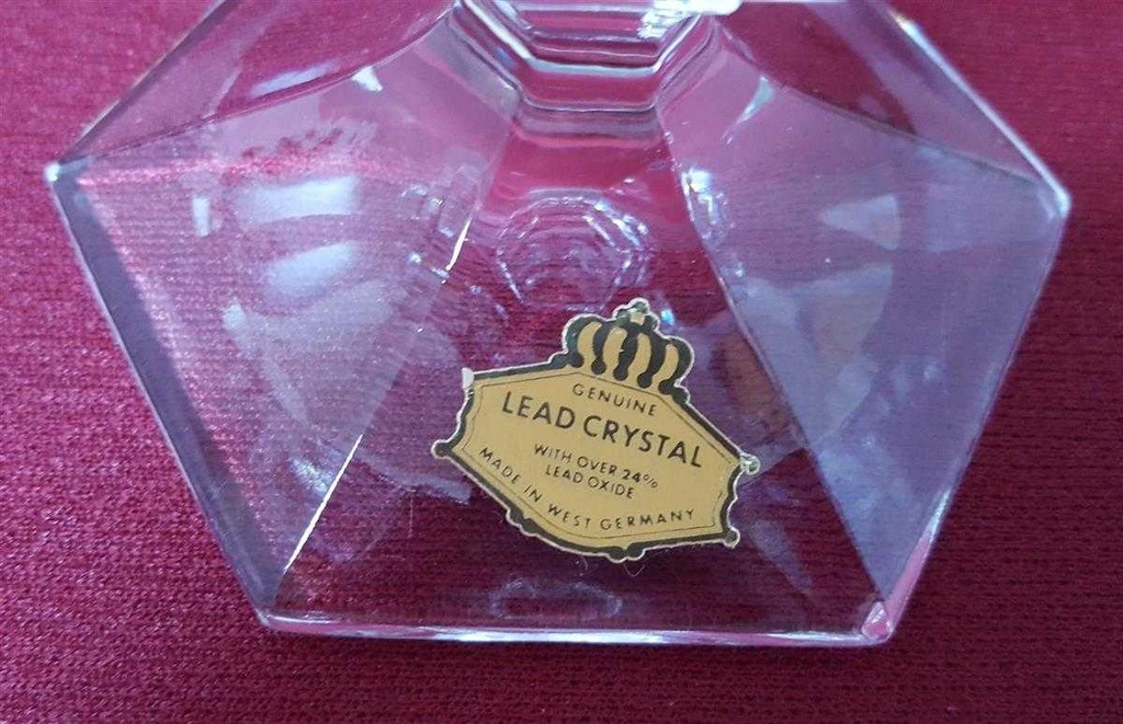 [45816088] 24 % Kerzenhalter 13 cm Lead Crystal gebraucht - sehr gut Bild 3