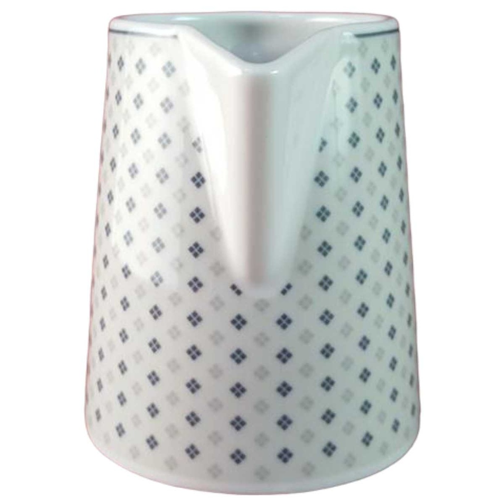 [45816100] Milchkännchen TCM Tchibo blau grau Rautendekor gebraucht - sehr gut Bild 2