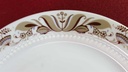[45816109] Kuchenteller Dessertteller Frühstücksteller 19,4 cm Eschenbach Venedig Perlrand braunes florales Muster Braun gebraucht - akzeptabel Bild 4