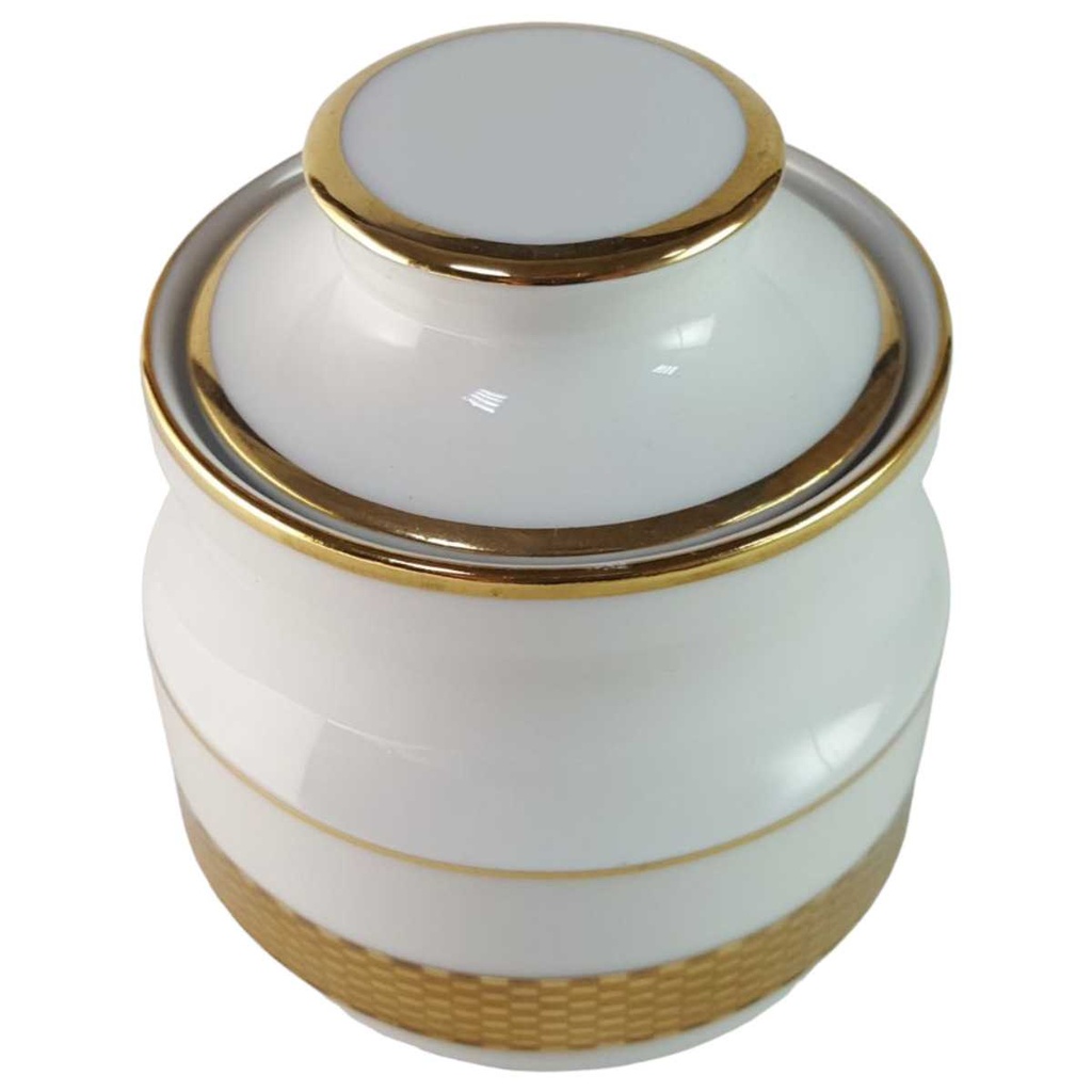 [45816118] Zuckerdose Golddekor Kronester Bavaria 88 62 gebraucht - akzeptabel Bild 2