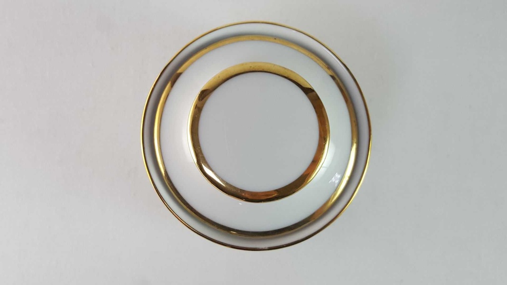 [45816118] Zuckerdose Golddekor Kronester Bavaria 88 62 gebraucht - akzeptabel Bild 3