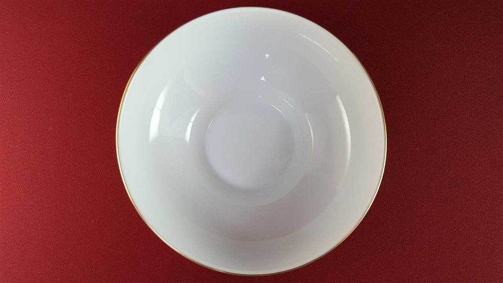 [45816125] Schüssel Salatschüssel Goldrand 21,3 cm Tirschenreuth Dekor 5042 gebraucht - sehr gut Bild 3