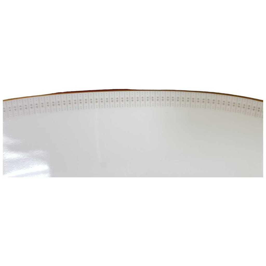 [45816126] Servierplatte Speiseplatte Fleischplatte Steakplatte Goldrand 38,5x27 cm Tirschenreuth Dekor 5042 gebraucht - gut Bild 2