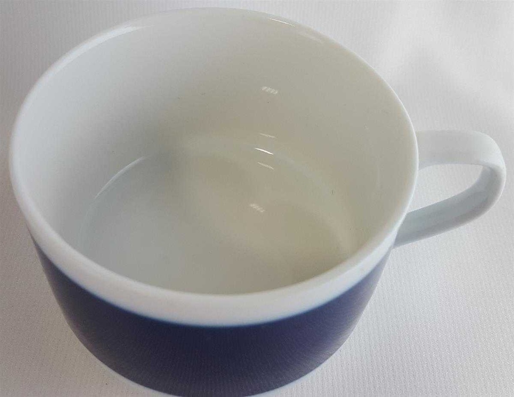 [4581613] Kaffeetasse Tasse Melitta Oslo Blau Weiß gebraucht - sehr gut Bild 2