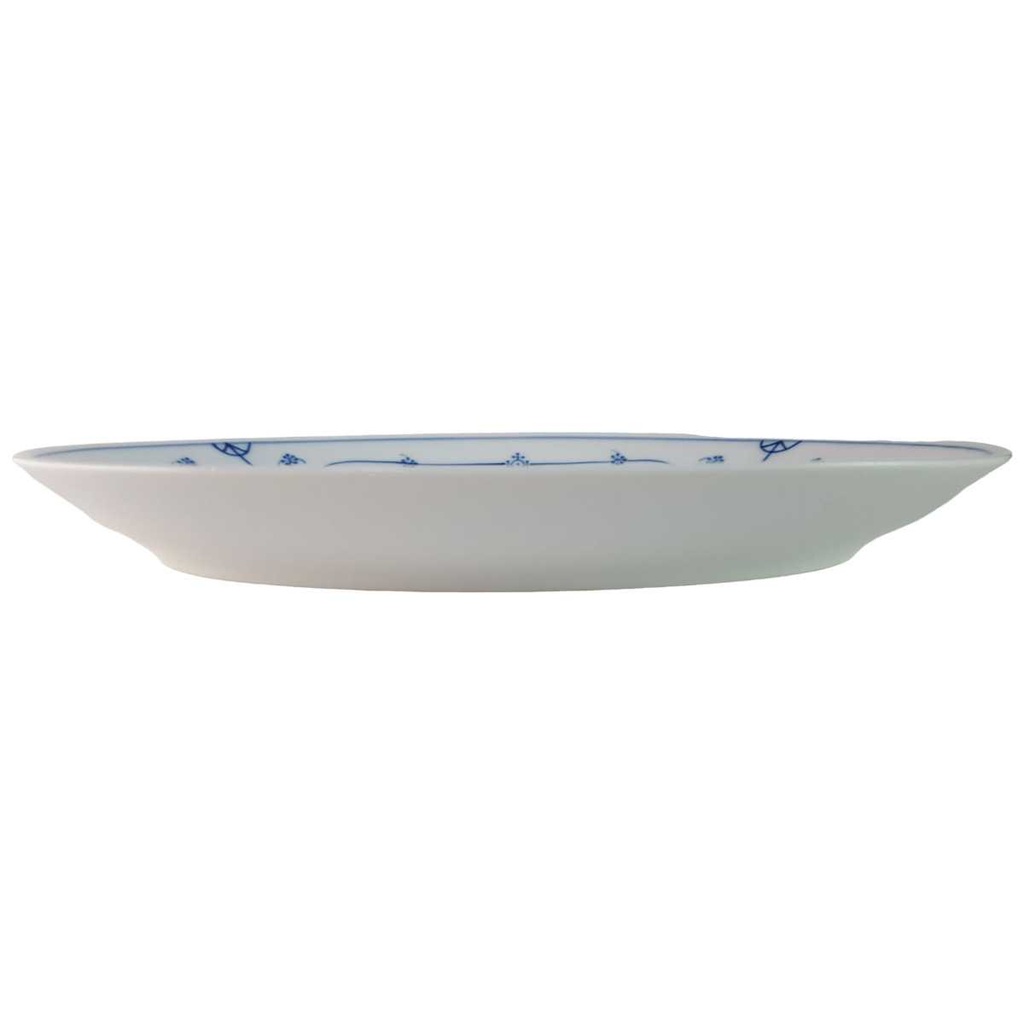 [45816131] Fleischplatte 29x19 cm Winterling Indisch Blau Strohblume gebraucht - gut Bild 2