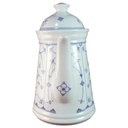[45816147] Kaffeekanne 1,4 L Chromolit Porzellan Indisch Blau Strohblume gebraucht - defekt Bild 2