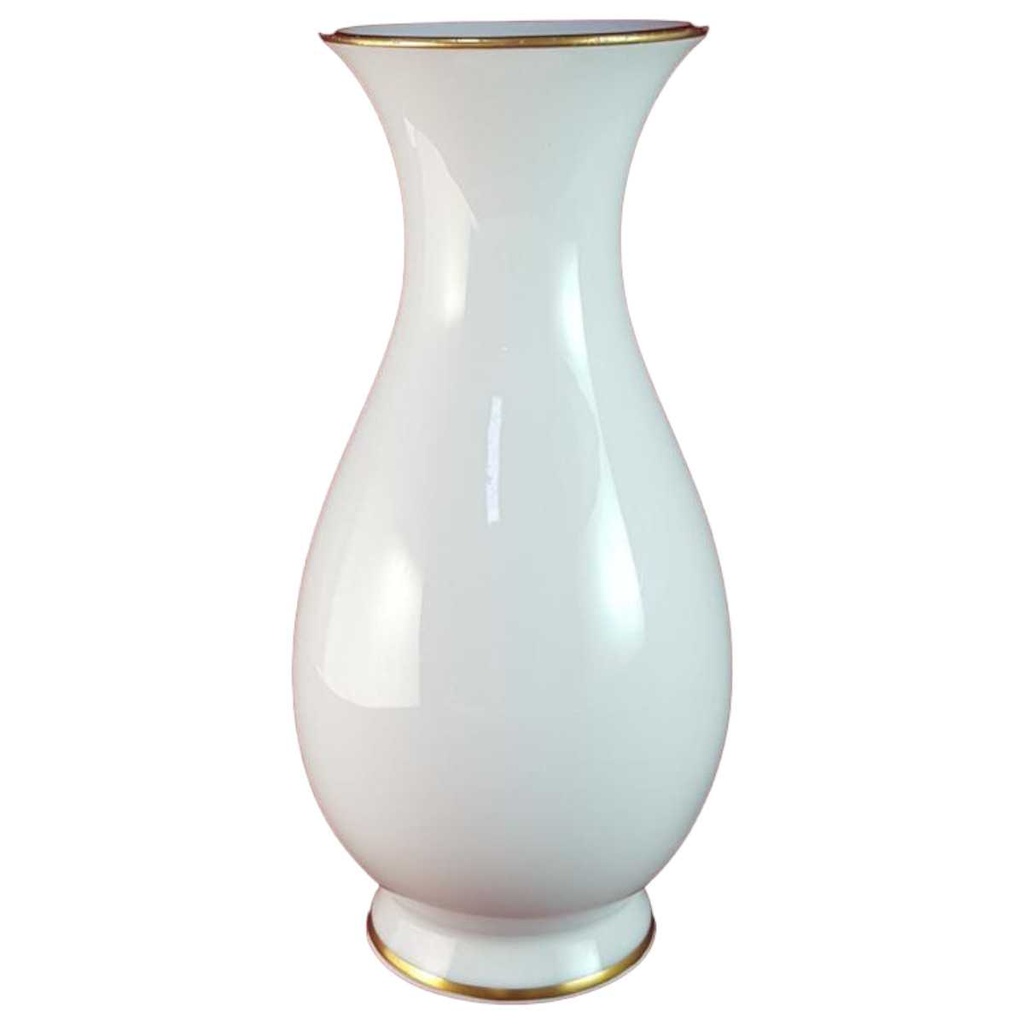 [45816148] Vase Dekorative Goldrand 22 cm Fürstenberg Einzelteile Sonstige Weiß gebraucht - akzeptabel Bild 2