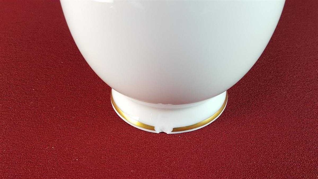 [45816148] Vase Dekorative Goldrand 22 cm Fürstenberg Einzelteile Sonstige Weiß gebraucht - akzeptabel Bild 3