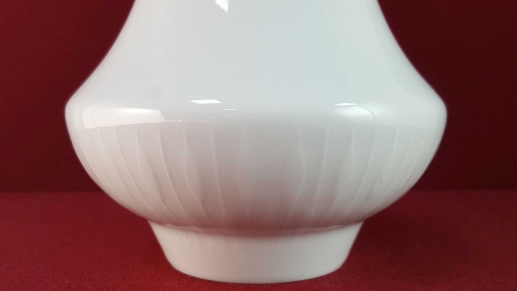 [45816173] Vase Dekorative Goldrand 12,4 cm Zeh Scherzer Einzelteile Weiß Bavaria gebraucht - gut Bild 3