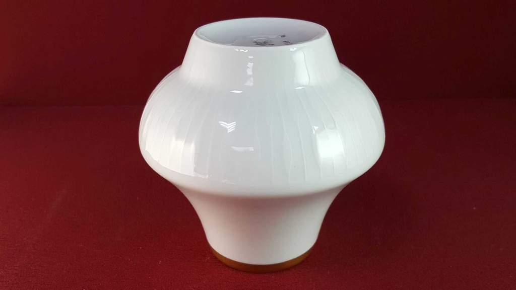 [45816173] Vase Dekorative Goldrand 12,4 cm Zeh Scherzer Einzelteile Weiß Bavaria gebraucht - gut Bild 5