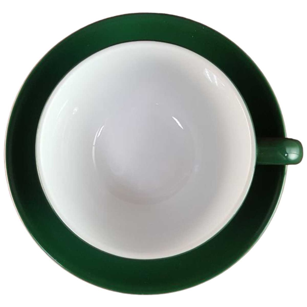 [45816182] Tasse mit Untertasse Bauscher Einzelteile Grün gebraucht - sehr gut Bild 2