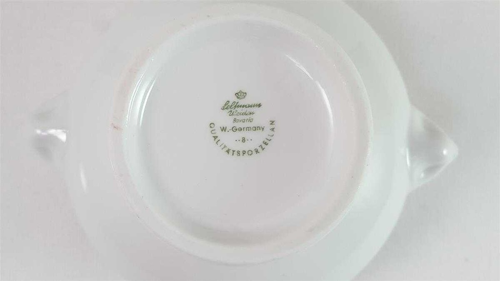 [45816183] Suppentasse 0,45 L Seltmann Weiden Löwenkopf Orange Schwarz Rand gebraucht - sehr gut Bild 4