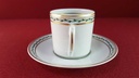[45816187] Mokkatasse mit Untertasse Tasse Espressotasse Goldrand Vista Alegre Portugal bunte Blumen gebraucht - sehr gut Bild 4
