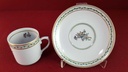 [45816187] Mokkatasse mit Untertasse Tasse Espressotasse Goldrand Vista Alegre Portugal bunte Blumen gebraucht - sehr gut Bild 5