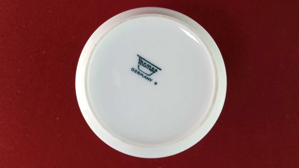[45816192] Milchkännchen Thomas Rotunda grün mit Goldbordüre gebraucht - sehr gut Bild 5
