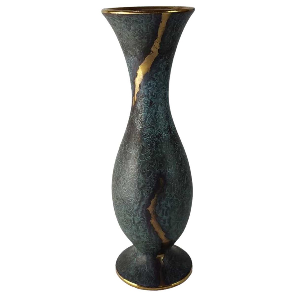 [45816204] Vase 27 cm Jasba Keramik Jaspatina gebraucht - gut Bild 2