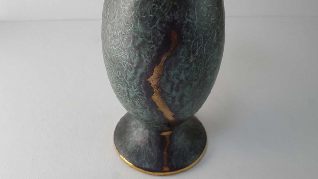 [45816204] Vase 27 cm Jasba Keramik Jaspatina gebraucht - gut Bild 3