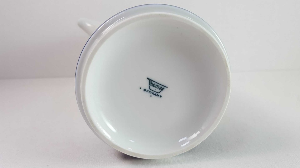 [45816208] Kaffeekanne 1,1 L Thomas Porzellan Form 200 ABC Kobalt blau gebraucht - gut Bild 9