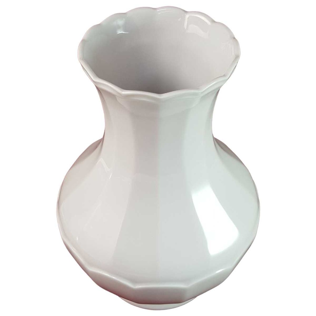 [45816213] Vase 20 cm Eschenbach Bayreuth Weiß gebraucht - akzeptabel Bild 2