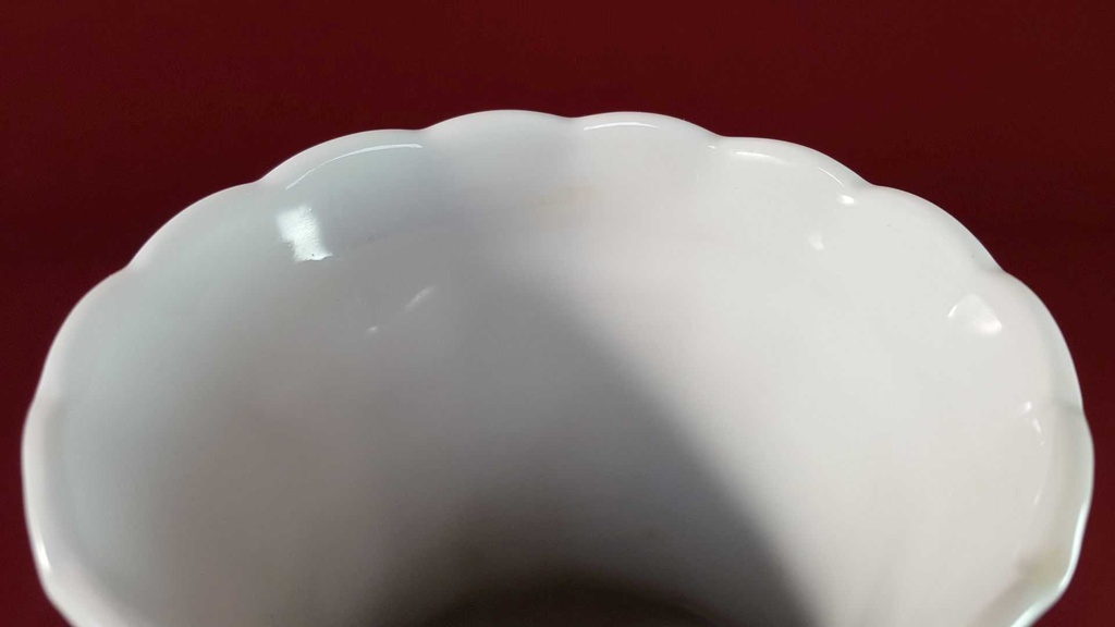 [45816213] Vase 20 cm Eschenbach Bayreuth Weiß gebraucht - akzeptabel Bild 5