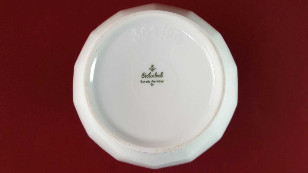[45816213] Vase 20 cm Eschenbach Bayreuth Weiß gebraucht - akzeptabel Bild 8