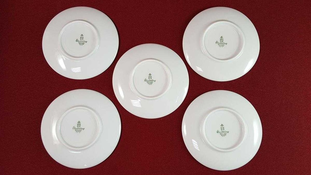 [2119119] 5er Set Teller mini 11,5 cm Winterling Röslau gebraucht - gut Bild 5