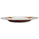[45816223] Kuchenteller Dessertteller Frühstücksteller 20 cm Winterling Kirchenlamitz Rillenrelief Orange Blume gebraucht - akzeptabel Bild 2