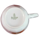 [45816225] Kaffeetasse Tasse Winterling Kirchenlamitz Rillenrelief Orange Blume Bild 2