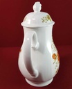 [45816226] Kaffeekanne Kanne 1,4 L Winterling Kirchenlamitz Rillenrelief Orange Blume gebraucht - sehr gut Bild 4