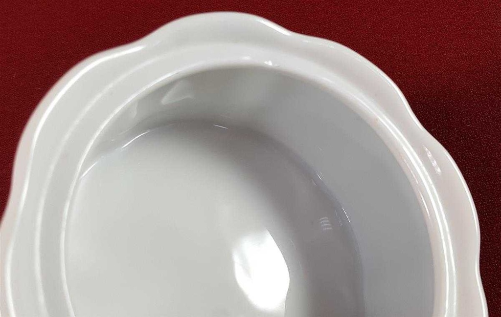 [45816228] Zuckerdose ohne Deckel Royal KPM Bavaria Unbekannte Formen Weiß Relief gebraucht - sehr gut Bild 3