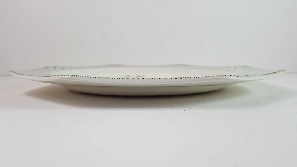 [45816236] Speiseteller Essteller 25 cm J & G Meakin England Royal Staffordshire Willow grün gebraucht - gut Bild 3