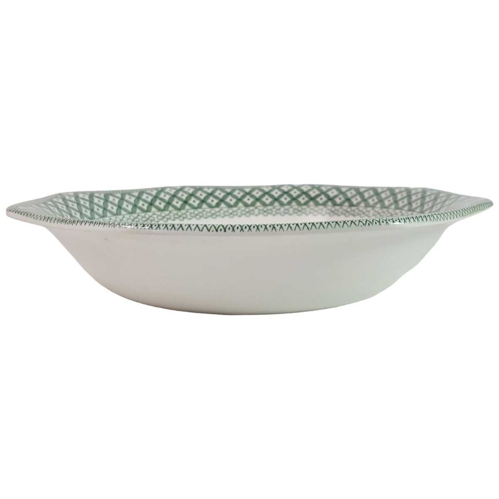 [45816237] Schale 20,7 cm J & G Meakin England Royal Staffordshire Willow grün gebraucht - gut Bild 2