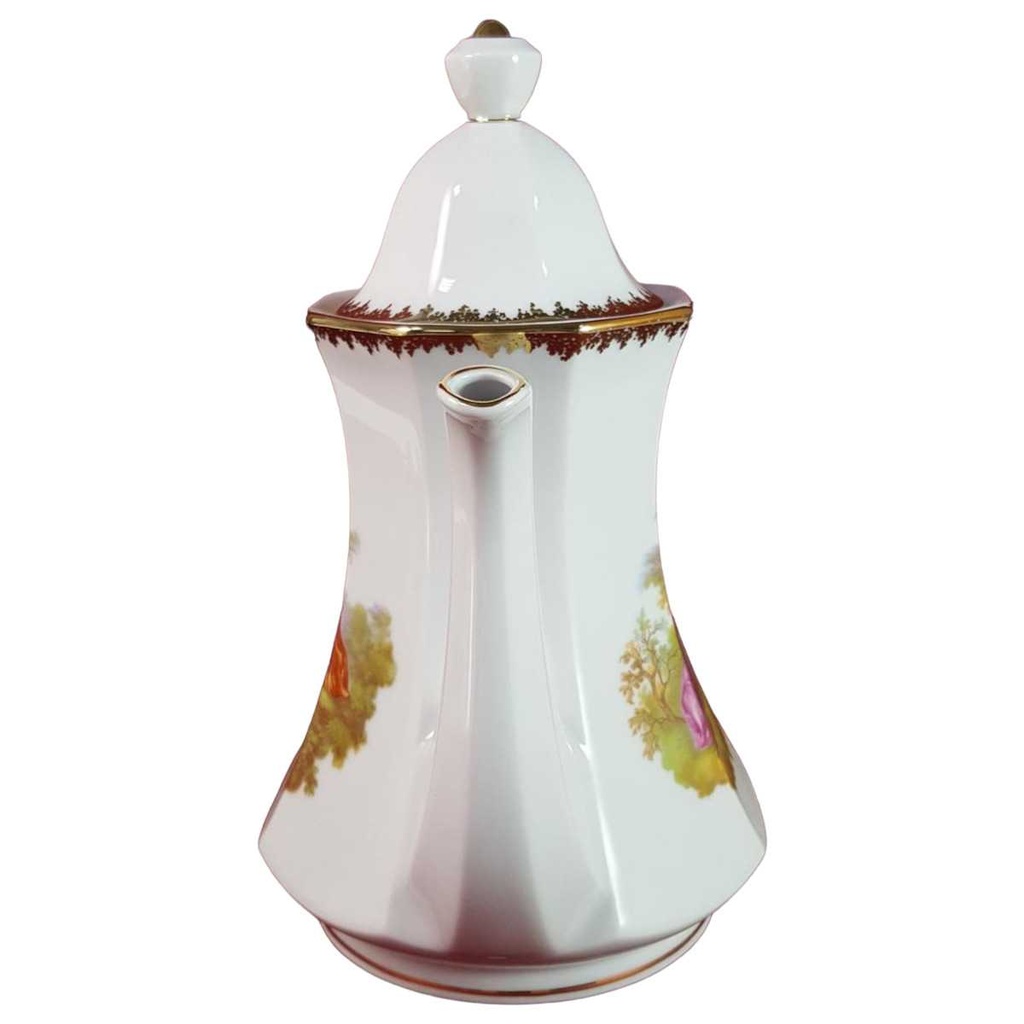 [45816246] Kaffeekanne Kanne 0,9 L Winterling Marktleuthen Fragonard Liebespaar gebraucht - gut Bild 2