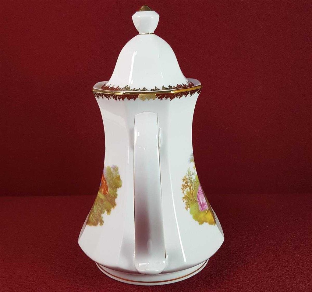 [45816246] Kaffeekanne Kanne 0,9 L Winterling Marktleuthen Fragonard Liebespaar gebraucht - gut Bild 4