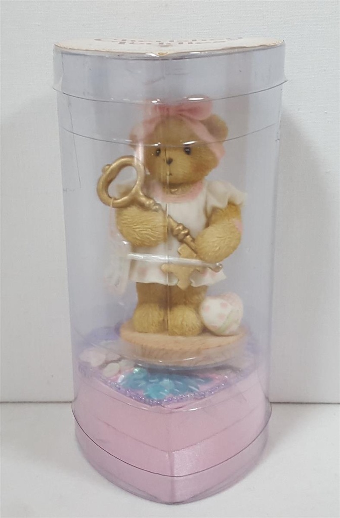 [45816250] Figur mit OVP Cherished Teddies Josette You Are The Key To My Heart 2001 gebraucht - neuwertig Bild 6