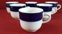 [2119121] 6er Set Mokkatasse Tasse Espressotasse Winterling Kirchenlamitz Scharffeuer Echt Kobalt Blau gebraucht - gut Bild 3