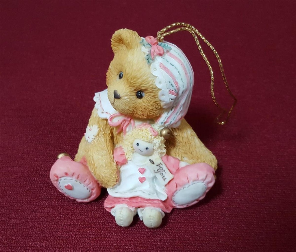 [45816259] Figur mit OVP Cherished Teddies Girl Elf With Doll 1995 gebraucht - neuwertig Bild 2