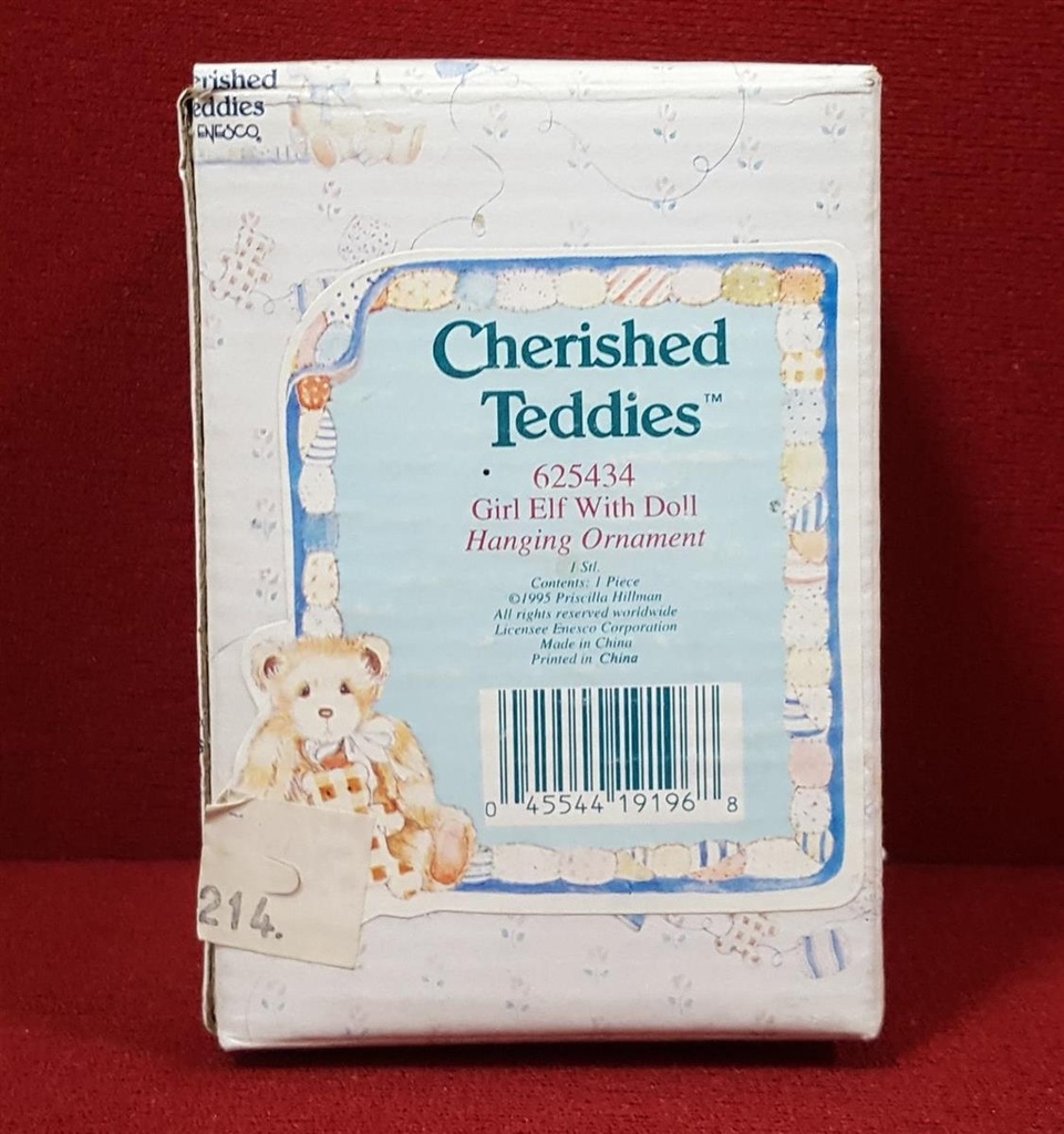 [45816259] Figur mit OVP Cherished Teddies Girl Elf With Doll 1995 gebraucht - neuwertig Bild 6