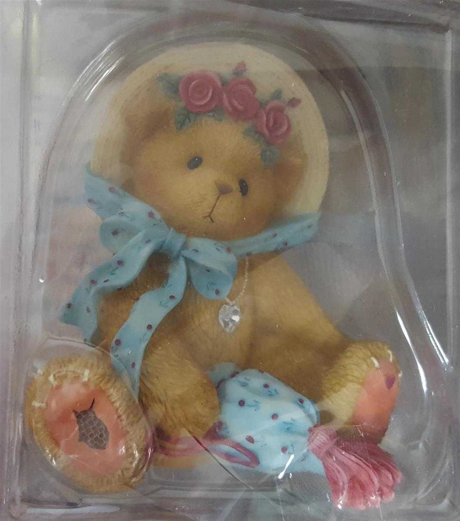 [45816260] Figur Cherished Teddies Set Cecilia Figurine Scented Sachet Rose Shaped Candle 1999 neu Bild 5